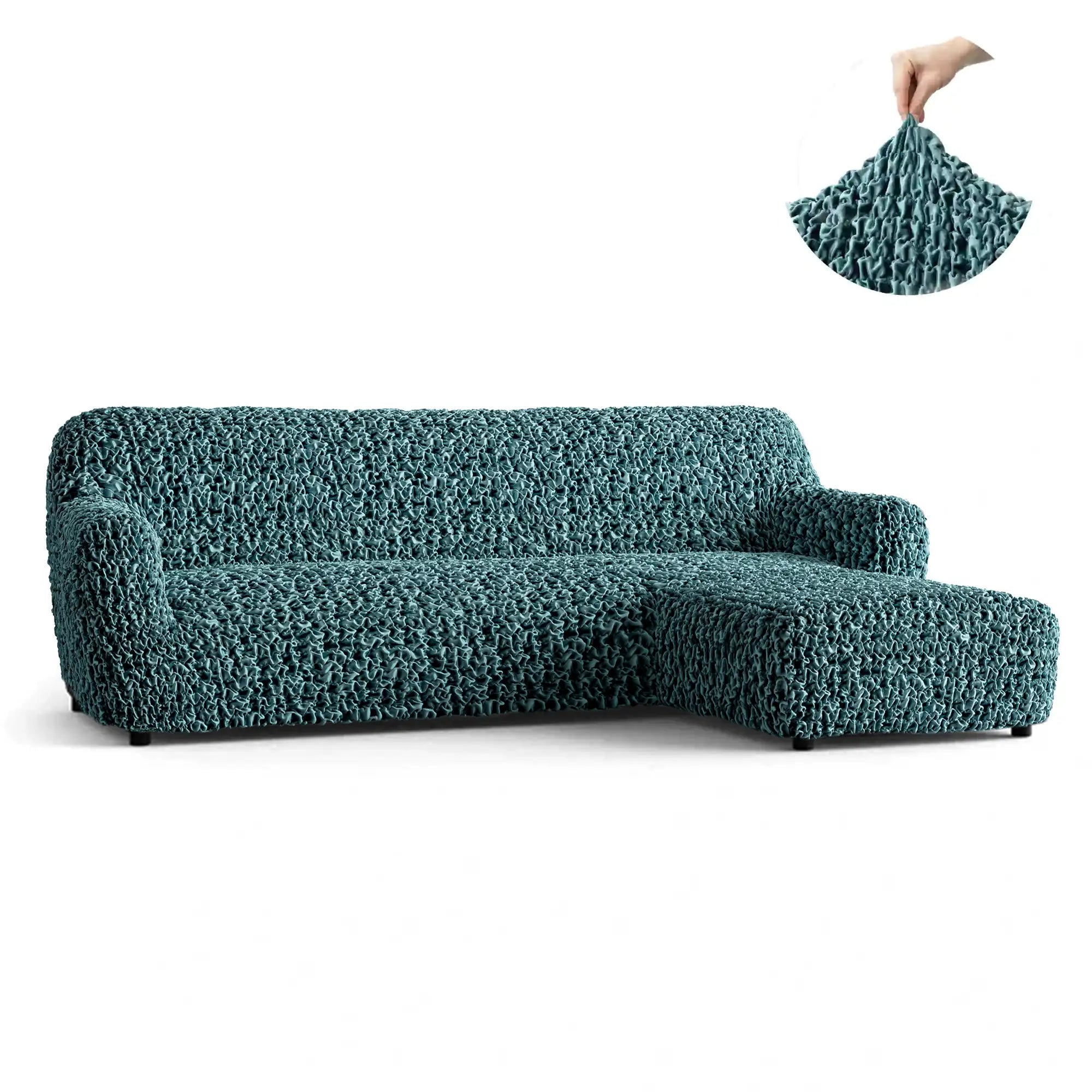 L-Shaped Sofa Cover (Right Chaise) - Tiffany, Fuco Velvet